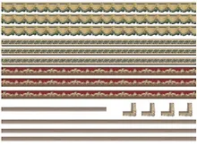 Купить ДРУГИЕ ЛЮДИ Рисовая бумага А4 бордюры 3 na4179 — Фото №1