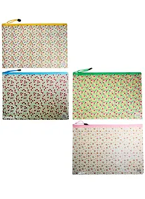 Купить Папка А4 на молнии "Мелкий цветочек" — Фото №1