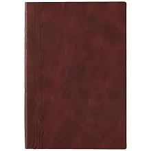 Купить Ежедневник недат. А5 160л "Вачетто" коричневый, кожзам, мягкий переплет, тонир.блок, ляссе — Фото №1