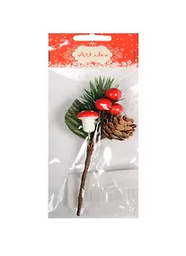 Купить Букет рождественский с грибом в пакете с хедером (14-00558-SM9094) — Фото №1