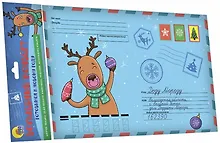 Купить ВОЛШЕБНЫЙ КОНВЕРТ. НОВОГ. ОЛЕНЬ — Фото №1