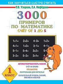 Купить 300 примеров по математике ( счет от 1 до 5 ) 1 класс — Фото №1