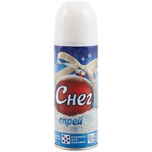 Купить Синтетический снег в спрее для новогоднего декорирования (белый) (250 мл) (5х17) — Фото №1
