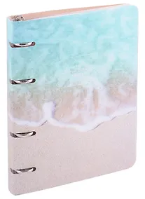 Купить Тетрадь на кольцах в клетку Be Smart, "Nature. Прибой", 80 листов — Фото №1