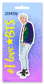 Купить Фигурная магнитная закладка. BTS. Чимин — Фото №1
