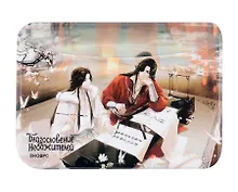 Купить Чехол для карточек горизонтальный Благословение небожителей Се Лянь и Хуа Чэн каллиграфия (ДКГ2024-158) — Фото №1