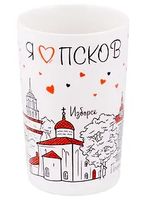 Купить Кружка Я люблю Псков (350мл) (фарфор) (Псков) (065-4-25) — Фото №1