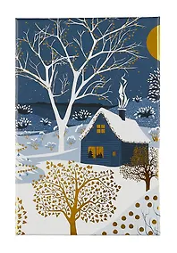 Купить Коробка подарочная "Зимний вечер" 18*12*7см, Новый год, картон — Фото №1