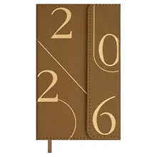 Купить Еженедельник датированный 2026 год, 64 листа, 95х155 мм "Кассандра", коричневый — Фото №1