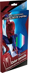 Купить Карандаши цветные 12цв "Spider-man" треугольные, толстые, к/к, подвес, Disney — Фото №1