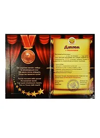 Купить Диплом Третье место ламинация 5+0 (SDL0000025) — Фото №1