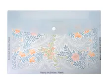 Купить Папка-конверт А4 на кнопке "Flowers" ассорти — Фото №1