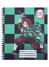 Купить Тетрадь в клетку Demon Slayer, Tanjiro Kamado V1, 96 листов — Фото №1