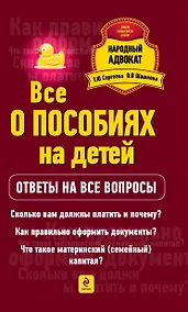 Купить Все о пособиях на детей: ответы на все вопросы — Фото №1