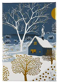 Купить Коробка подарочная "Зимний вечер" 23*16*9,5см, Новый год, картон — Фото №1