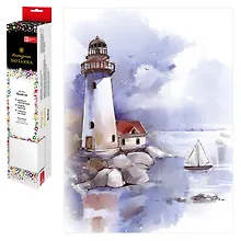 Купить Набор для творчества. Алмазная мозаика "Утренний маяк", 30 х 40 см — Фото №1