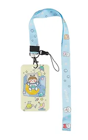 Купить Бейдж "Space", вертикальный, на шнурке, ассорти — Фото №1