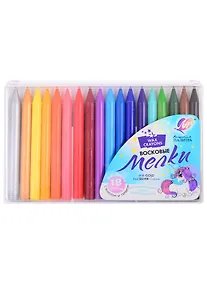 Купить Мелки восковые на масляной основе "Волшебная палитра", 18 цветов — Фото №1