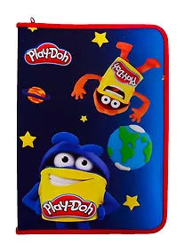 Купить Папка для тетрадей A4 "Play Doh" пластик, молния с трех сторон, 33*23,5*3 — Фото №1