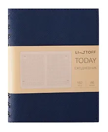 Купить Ежедневник недат. А6 152л "Today" деним, иск.кожа, интегр.переплет, тонир.блок, евроспираль, инд.уп — Фото №1