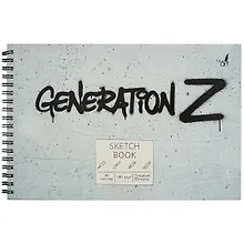 Купить Скетчбук А5+ 30л "Generation" белый офсет, 180г/м2, евроспираль — Фото №1