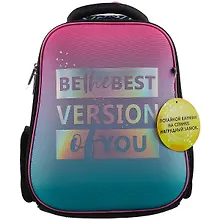 Купить Ранец  "Лучшая версия тебя" 1отд 38*29*12,5см, 3 кармана. — Фото №1