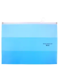 Купить Папка на молнии А4 "Four colors" с расширением, ассорти — Фото №1