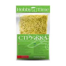 Купить Набор для творчества, HOBBY TIME, Гофрированная, декоративная бумажная стружка 3мм, 50гр., ярко-желтый 2-512/04 — Фото №1