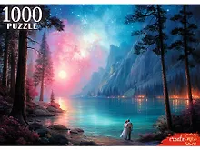 Купить Пазлы «Пара у лунного озера» (1000 элементов) — Фото №1