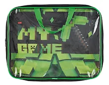 Купить Папка для тетрадей А4 "Моя игра" молния, ткань — Фото №1