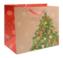 Купить Пакет А3+ 50*40*25 "Елочка - красавица" Новый год, бум.ламинат — Фото №1