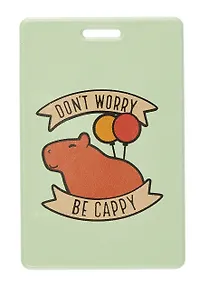 Купить Чехол для карточек вертикальный Капибара Don’t worry Be cappy (ДК2023-449) — Фото №1