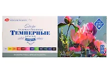 Купить Краски темперные 12цв 18мл "Мастер-Класс. Колористика. Яркая палитра", картон, ЗХК — Фото №1