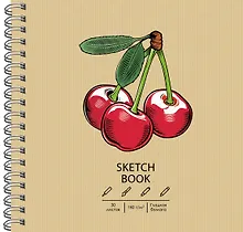 Купить Скетчбук 190*190 30л "DRAFT and CRAFT. 15", 180г/м2, обложка крафт картон, евроспираль — Фото №1