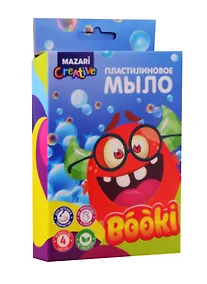 Купить Набор для творчества Пластилиновое мыло MAZARI, 4 цвета, 60 гр., стек, картонная коробка — Фото №1