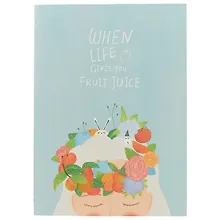 Купить Тетрадь в линейку JoyTop, Life gives you fruit juice, B5, 38 листов, в ассортименте — Фото №1