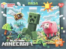 Купить Пазл 104 "По мотивам Minecraft" — Фото №1