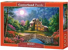 Купить Пазл Коттедж в лунном саду Castorland 1000 элементов — Фото №1