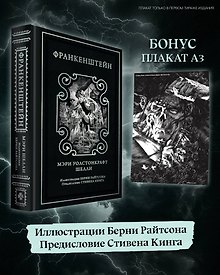 Купить Франкенштейн (предисловие Стивена Кинга, илл. Берни Райтсона) — Фото №1