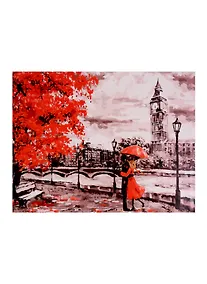 Купить Холст с красками по номерам "Лондонский дождь", 40 х 50 см — Фото №1