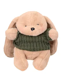 Купить Мягкая игрушка Зайка бежевый в свитере (20см) (14-0753-202505-T24) — Фото №1