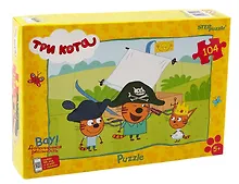 Купить Пазл 104 элемента Step Puzzle "Три кота" (new 3) — Фото №1