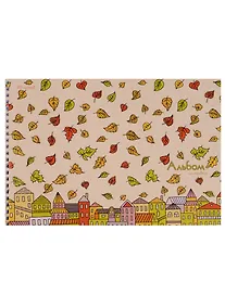 Купить Альбом для рисования Unnika, "Листопад в городе (графика)", А4, 20 листов, на евроспирали — Фото №1