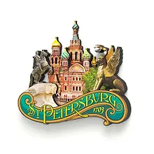 Купить Сувенир, ЯРКО ЯРКО, Магнит, Коллаж Грифон — Фото №1