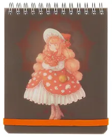 Купить Блокнот А6+ 100л кл. "Hello! 8" мат.пласт, спираль, фикс.резинка — Фото №1