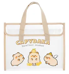 Купить Портфель 13 отд "Capybara", тканевые ручки — Фото №1