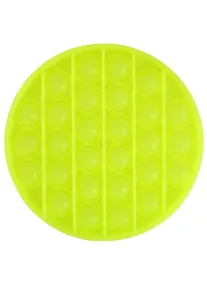 Купить Игрушка-антистресс с пузырьками Круг (свет. в темноте (5 цв.микс) (12см) (S0215-19) (3+) — Фото №1