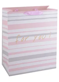 Купить Пакет А4 26*32*12 "For you" жен., бум., тиснение надпись — Фото №1