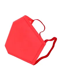 Купить Маска защитная для лица (190х130мм) (р-р S) (спанбонд) (красная) — Фото №1