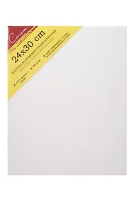 Купить Холст на подрамнике 24*30 акрил.грунт, 100% хлопок, 380г/м2, среднее зерно, Сонет — Фото №1